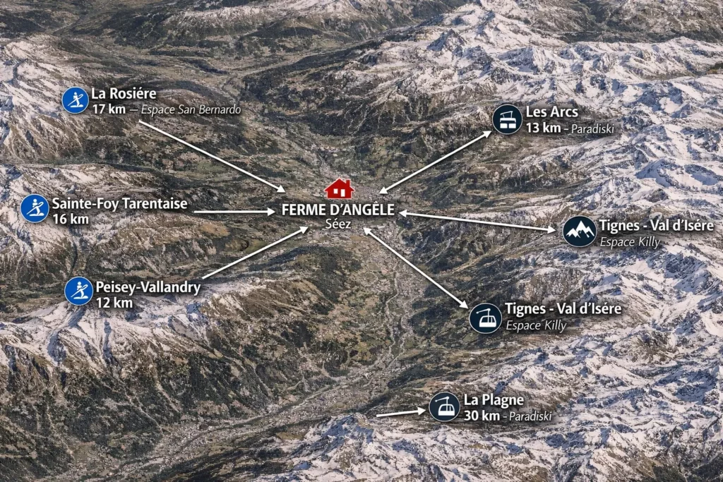 Situation La Ferme d'Angèle