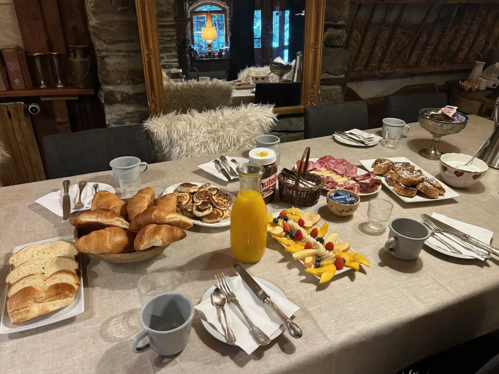 La Ferme d'Angèle petit déjeuner